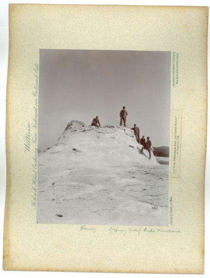 U.St. Yellowstone Park - Am Castell Geyser -23 September 1893 by prince Franz Ferdinand von Osterreich Este - Artwork