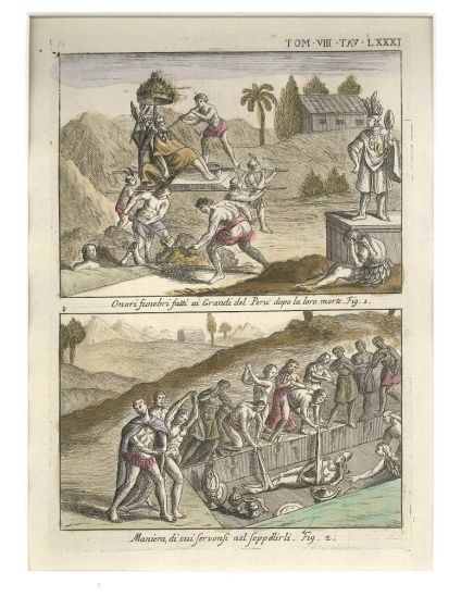 Funeral Honours and Burial of the Peruvian Leaders by Gianfrancesco Pivati - Old Master Artwork
