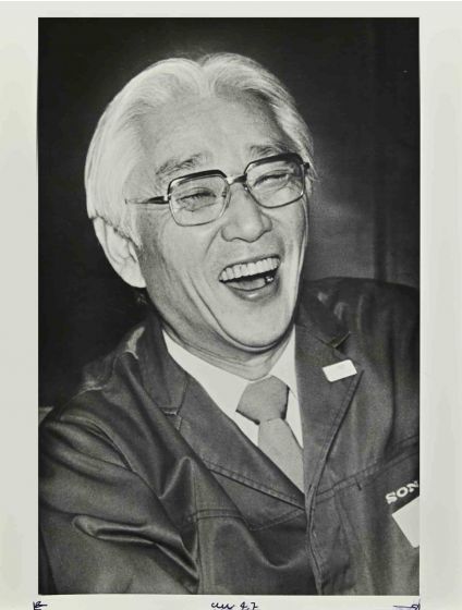 Akio Morita - Vintage b/w Photo   