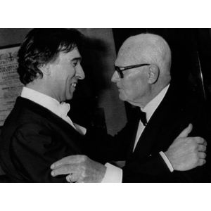 Claudio Abbado with Sandro Pertini