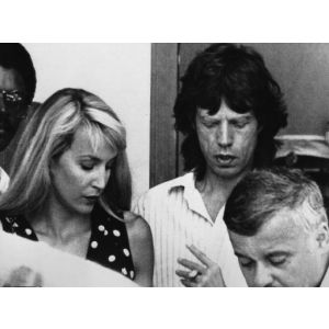 Mick Jagger with Jerry Hall