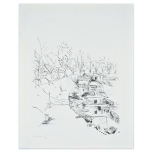 Ships on the Tiber River