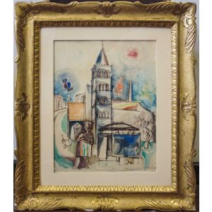 Franco Gentilini  - Cathedral of S. Crisogono - Modern Artwork