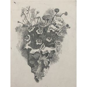 Cornetto con fiori di campo by Giorgio Morandi - Modern Artwork
