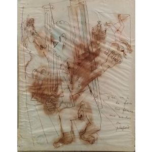 J'ai  vu à la foire une femme nue marcher au plafond