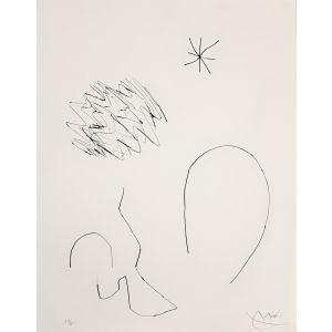 Journal D'Un Graveur - Vol. 1  Plate 13 by Joan Mirò - Surrealist Artwork