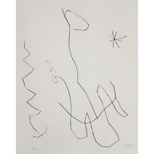 Journal D'Un Graveur - Vol. 1  Plate 11 by Joan Mirò - Surrealist Artwork

