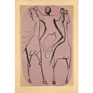 Chevaux et Jongleur by Marino Marini - Modern Artwork