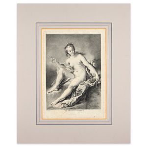 Le Trait Dangereux by J.F. Poletnich, after Francois Boucher - Old Master