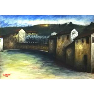 Tuscan Landscape - Ottone Rosai - Modern Art