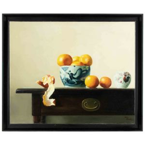 Oranges on Table