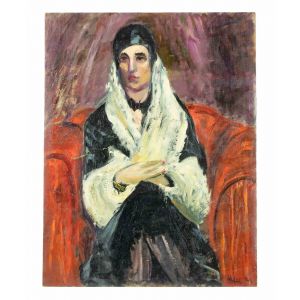 The Woman on Sofa