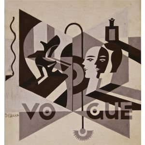 Vogue by  Fortunato Depero - Futurist artwork