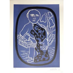 Man with dog