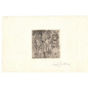 Donne al Fiume by Luigi Bartolini - Modern Artwork 