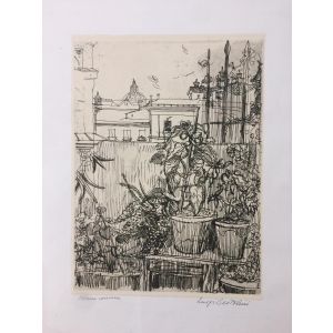Altana Romana by Luigi Bartolini - Modern Artwork 