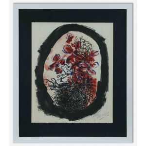 Bouquet de Fleurs (Frontispiece from Braque Lithographe)