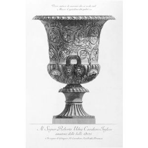 G.B.Piranesi, Museo Capitolino, vaso antico, Etching, Plate, Vases, candelabras, 1778, Magnificent Proff, Old Masters, Goya, Rembrant, Roman antiquities, Artworks, PIranesi