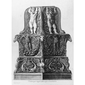 Veduta per Angolo dello stesso Candelabro