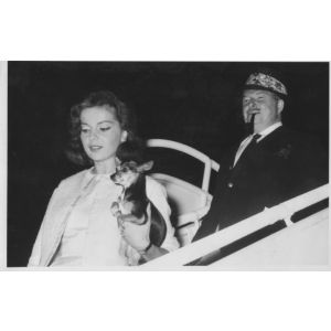 Xavier Cugat and Abbe Lane