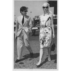 The Italian Actress Elsa Martinelli with Willy Rizzo