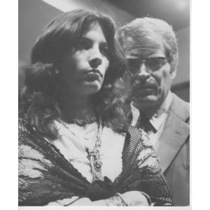 The Italian Actress Nicoletta Machiavelli with Sergio Fantoni