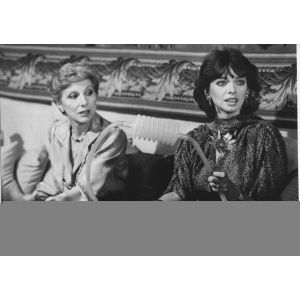 The Italian Actresses Enrica Bonaccorti and Valeria Valeri