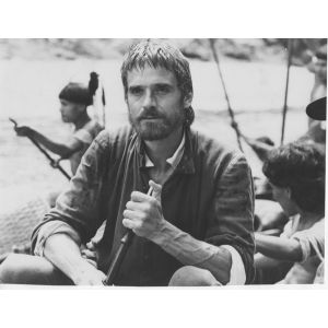 Jeremy Irons on the set of 