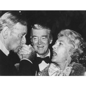 John Wayne, James Stuart e Lauren Bacall
