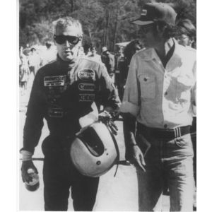 Paul Newman with Bob Sharp at Lime Rock.