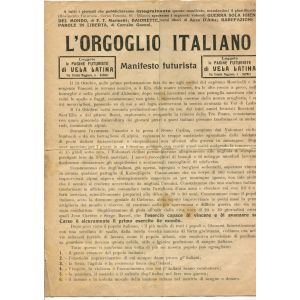 L’Orgoglio Italiano - Il Futurismo e la Guerra