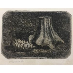 Natura Morta con Pigna e Frammento di Vaso by Giorgio Morandi - Modern Artwork