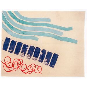 Untitled - Blue Waves - SOLD
