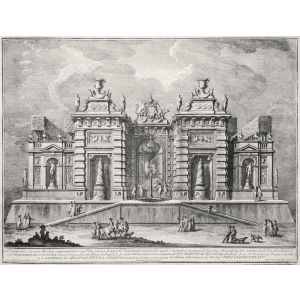 Villa antica con scena di Giostra