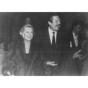 The Italian Actors Marcello Mastroianni and Giulietta Masina