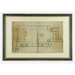 Ancient Quirinal Palace Planimetry