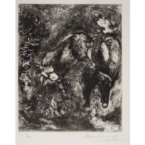 Les Deux Taureaux et une Grenouille