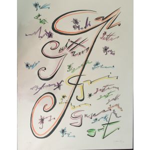 Letter G by Rafael Alberti - Contemporary Artwork