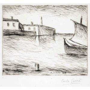 Seascape by Carlo Carrà - Contemporary Artwork