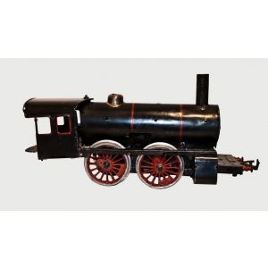 Black Train Locomotive