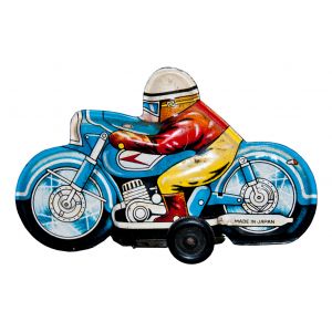 Small Motorcyclist