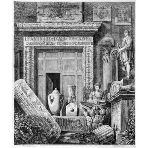 Luigi Rossini, Frontespizio delle Antichità di Albano. Roma, 1826.