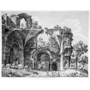 Avanzi della Biblioteca in Villa Adriana, di Opera Retticolata