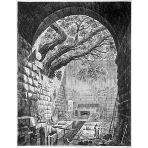 Altra Veduta presa sotto il grand'Arco dell'interno dell'Emissario di Albano