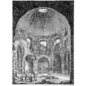 Luigi Rossini, Interno del Sepolcro della famiglia Tossia vicino a Tivoli. Roma, 1825
