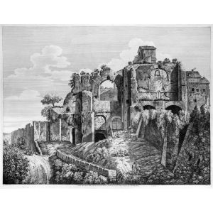 Veduta degli Avanzi della Villa di Domiziano da altri chiamata le Terme di Pompeo Magno