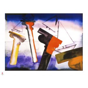 The Past Protecting the Future By Francesco Clemente - Contemporary Artwork