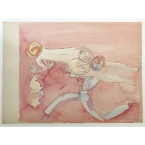 Sessual by Mino Maccari - Modern Artwork