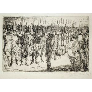 Napoleon's farewell by James Ensor -  Modern art artwork