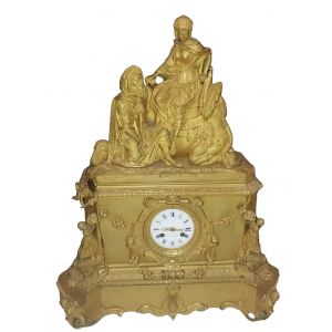 Leroy Table Clock by Anonymous - Decorative Object